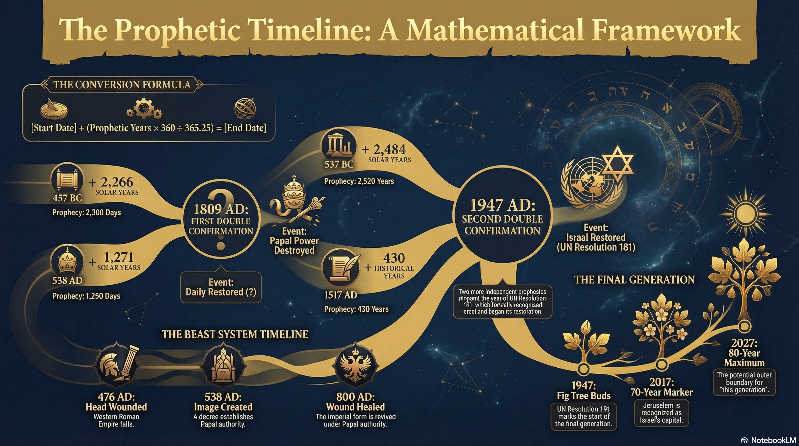 Complete Prophetic Timeline Chart